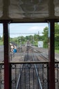 NEW HOPE, PA - AUGUST 11: The New Hope and Ivyland rail road is a heritage train line for visitors going on touristic