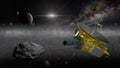 New Horizons space probe in the Kuiper belt Royalty Free Stock Photo