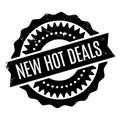 New Hot Deals rubber stamp Royalty Free Stock Photo