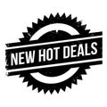 New Hot Deals rubber stamp Royalty Free Stock Photo