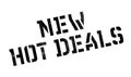 New Hot Deals rubber stamp Royalty Free Stock Photo