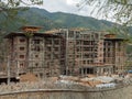 New hotel under construction - Thimpu - Bhutan