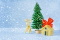 New house as a holiday gift Royalty Free Stock Photo