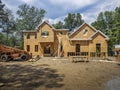 New house construction Royalty Free Stock Photo