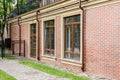 New house with plastic windows and doors Royalty Free Stock Photo