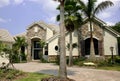 New House with Stone Accents Royalty Free Stock Photo