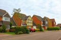 New houses district Hawkinge town Kent UK Royalty Free Stock Photo