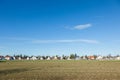new houses in Munich Allach in agricultural area for families Royalty Free Stock Photo