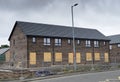 New housing development building council terraced houses