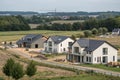 New housing development building for increased demand Royalty Free Stock Photo