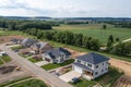 New housing development building for increased demand Royalty Free Stock Photo