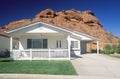 New housing development in a desert community Royalty Free Stock Photo