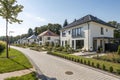New housing development in Germany Royalty Free Stock Photo