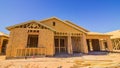 New Housing Project With Single Family Homes Under Construction Royalty Free Stock Photo