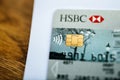 New HSBC Visa Debit card focus on the chip card