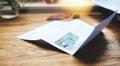 New HSBC Visa Debit card tilt-shift focus view