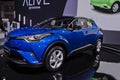 Toyota C-HR blue metal Motor expo