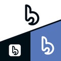 New idea Letter B logo icon design template elements