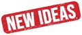 NEW IDEAS text on red grungy stamp sign Royalty Free Stock Photo