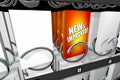 New and Improved Product Snack Machine Better Update Royalty Free Stock Photo