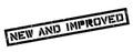 New and Improved rubber stamp Royalty Free Stock Photo