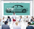 New Innovation Technology Car Homepage Concept Royalty Free Stock Photo
