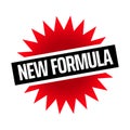 New innovative and improved formula product label packaging vector icon badge Royalty Free Stock Photo