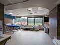 New Interior of new empty hospital patient room fully equipped