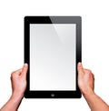 A new Ipad on hand Royalty Free Stock Photo