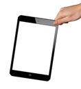 A new Ipad in hand Royalty Free Stock Photo