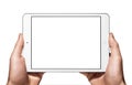 A new Ipad mini on hand Royalty Free Stock Photo