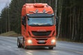 New Iveco Stralis Hi-Way Semi Truck on The Road