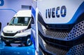 New Iveco trucks and vans presented at the Hannover IAA Transportation Motor Show. Germany - September 20, 2022