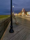 The New Jersey Boardwalk At Dusk