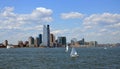 New Jersey City skyline Royalty Free Stock Photo