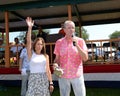 New Jersey Governor Phil Murphy R and First Lady Tammy Murphy