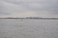 New Jersey panorama over Hudson river in New York City Royalty Free Stock Photo