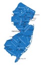 New Jersey state political map