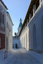 New Jerusalem Monastery. Frosty sunny day in January Royalty Free Stock Photo