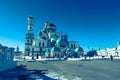 The Resurrection Cathedral in The New Jerusalem Monastery of the 17th century. The town of Istra, Moscow suburbs, Russia. Royalty Free Stock Photo