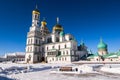 The Resurrection Cathedral in The New Jerusalem Monastery of the 17th century. The town of Istra, Moscow suburbs, Russia. Royalty Free Stock Photo