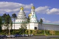 New Jerusalem monastery Watchtower fortified wall of Orthodoxy Holy place Royalty Free Stock Photo