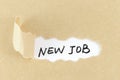 New job words Royalty Free Stock Photo