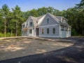 New just finished house construction ready to be sold Royalty Free Stock Photo