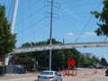 The new Katy Trail Pedestrian Bridge Royalty Free Stock Photo