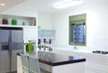 New kitchen in a modern home Royalty Free Stock Photo