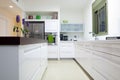 New kitchen in a modern home Royalty Free Stock Photo