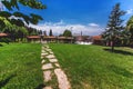 New Kucuk Camlica hill and park with pavilions of Cihannuma Mansion