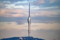 New Kucuk Camlica TV Radio Tower in Istanbul, Turkey.