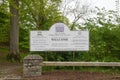 New Lanark World Heritage Village Welcome Sign